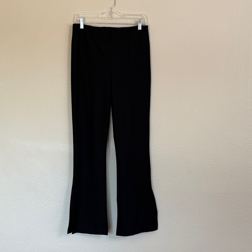 House of Harlow black pull on slack slit side women’s Sz 8